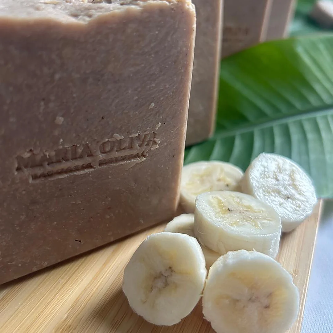 Sabonete Banana — Maria Oliva Saboaria Natural