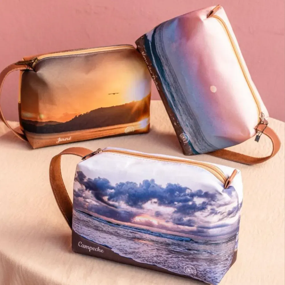 Necessaire nylon 600 com alça