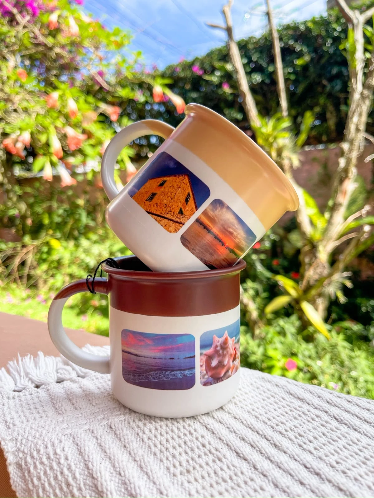 Caneca vintage esmaltada
