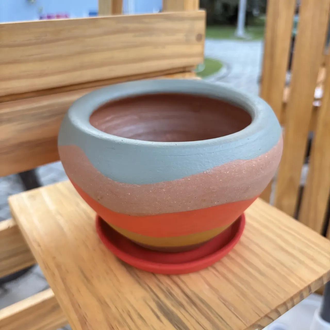 Cachepô pintado à mão — Vasos Alquímicos