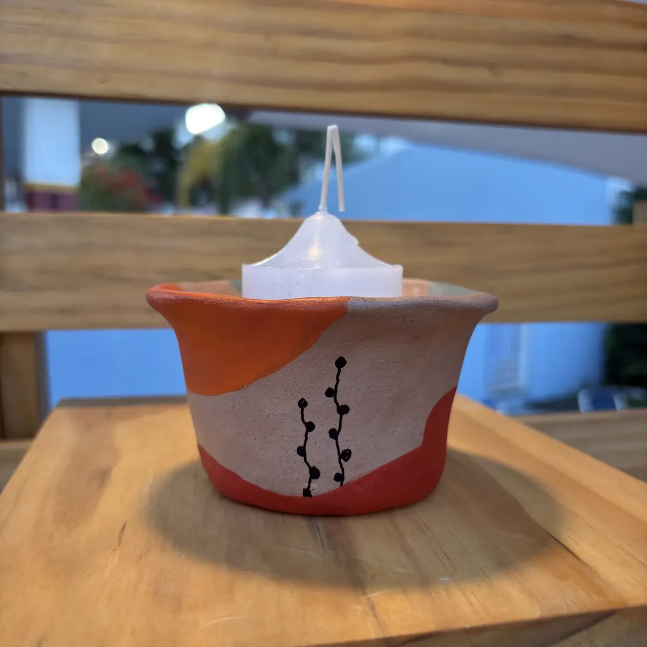 Cachepô pintado à mão — Vasos Alquímicos