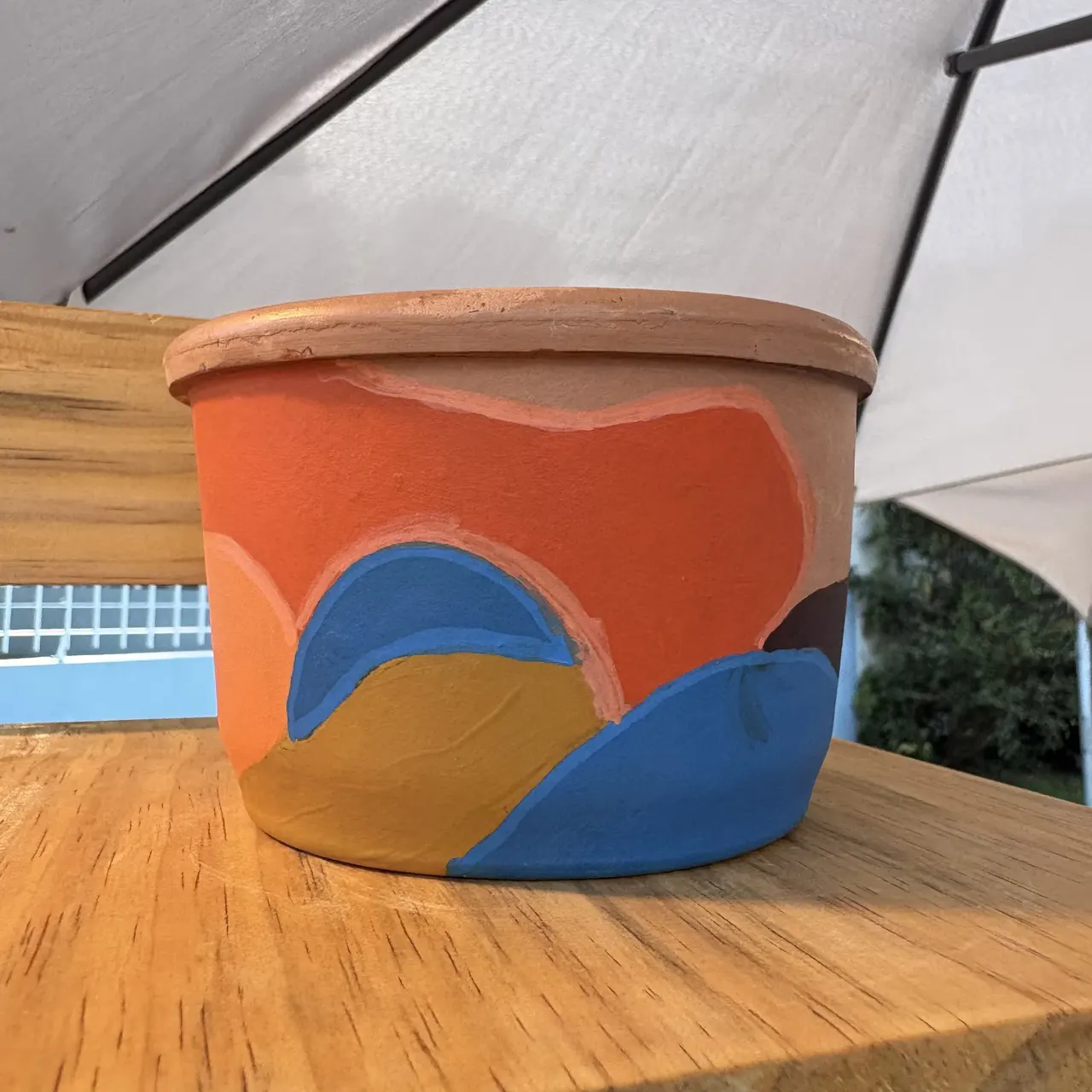 Cachepô pintado à mão — Vasos Alquímicos