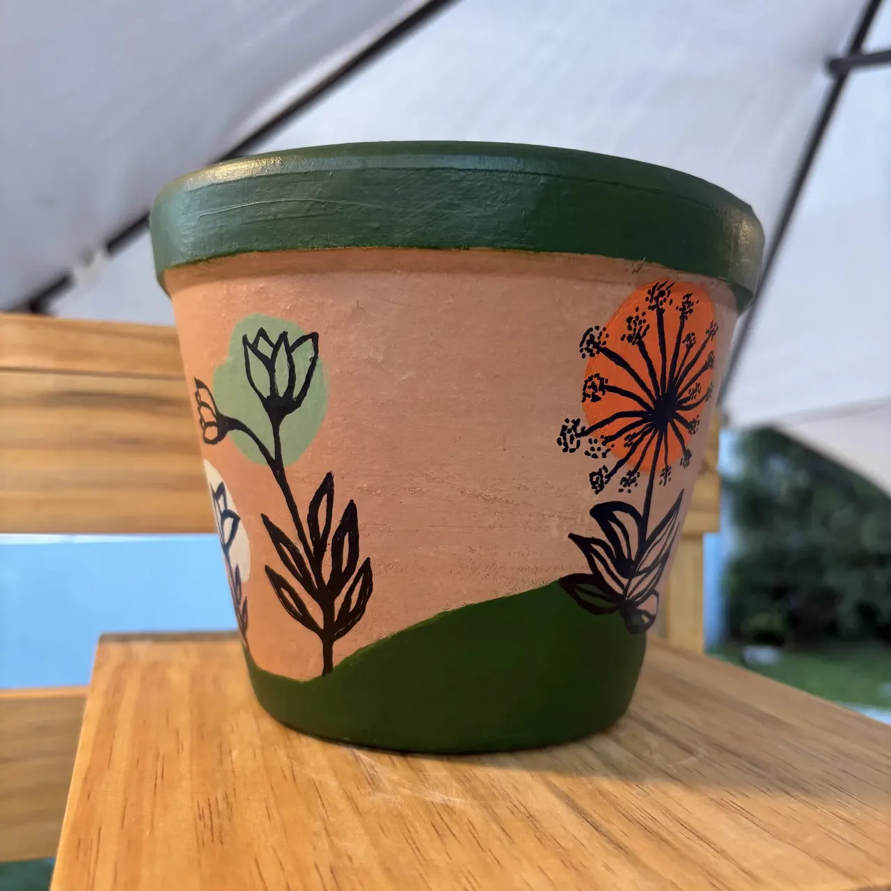Vaso pintado à mão — Vasos Alquímicos